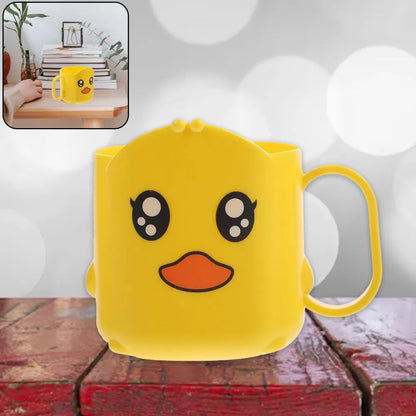 Multipurpose cartoon plastic cup toothbrush cups (1 pc) - home & kitchen