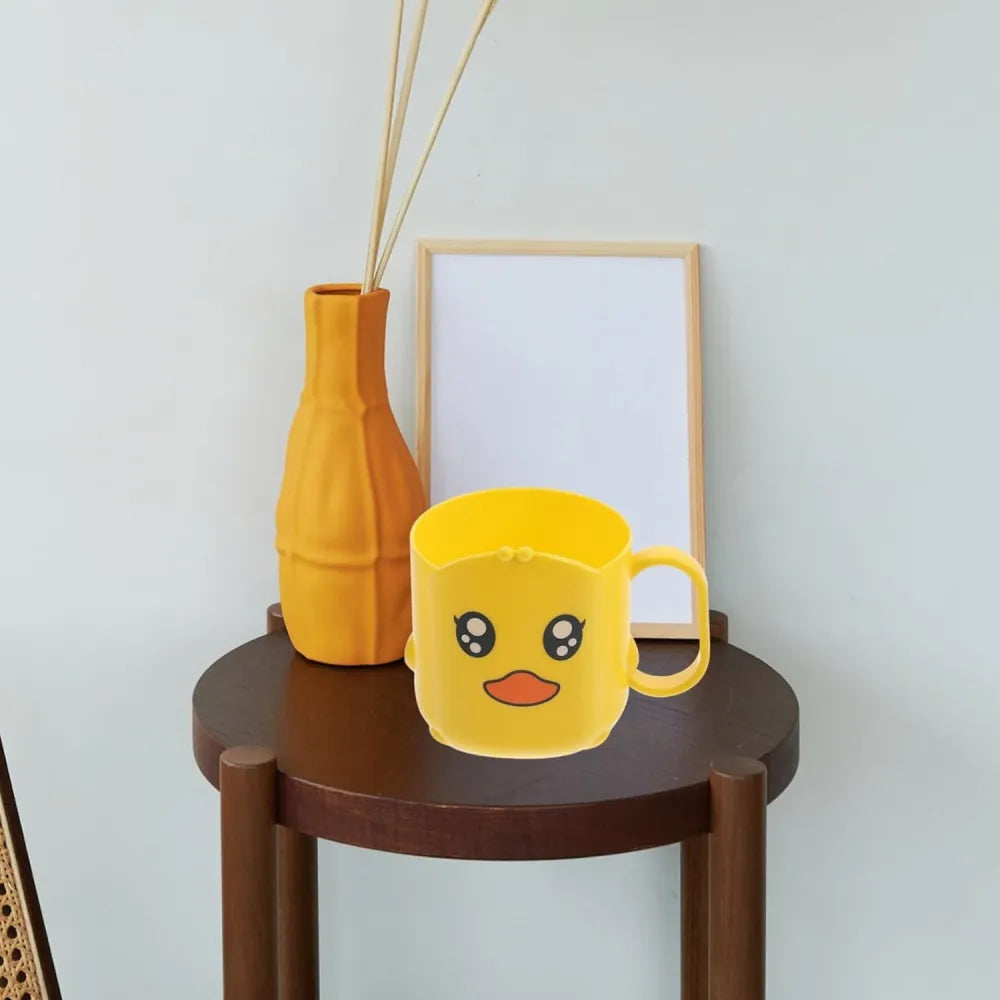 Multipurpose cartoon plastic cup toothbrush cups (1 pc) - home & kitchen