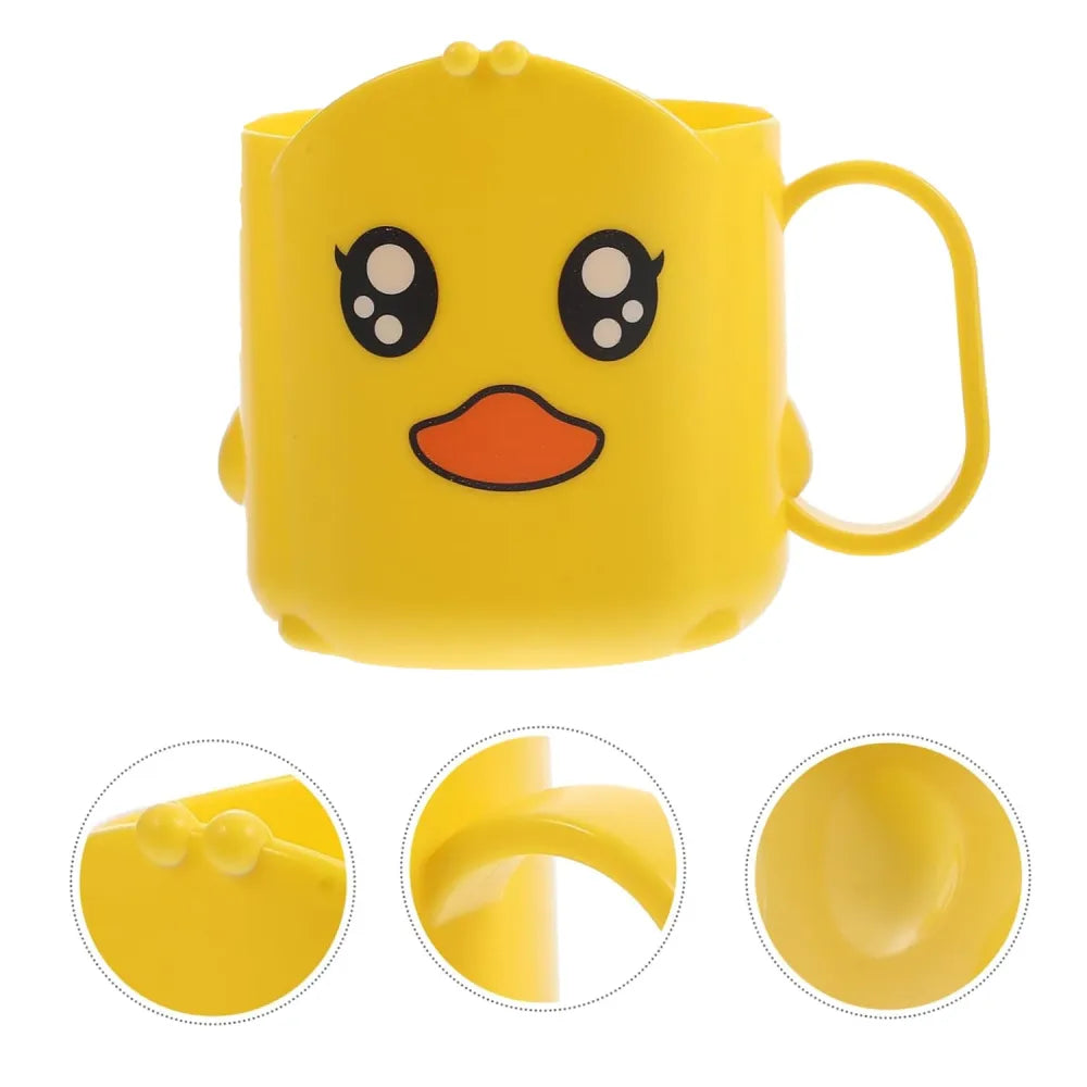 Multipurpose cartoon plastic cup toothbrush cups (1 pc) - home & kitchen