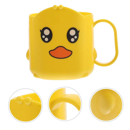 Multipurpose cartoon plastic cup toothbrush cups (1 pc) - home & kitchen