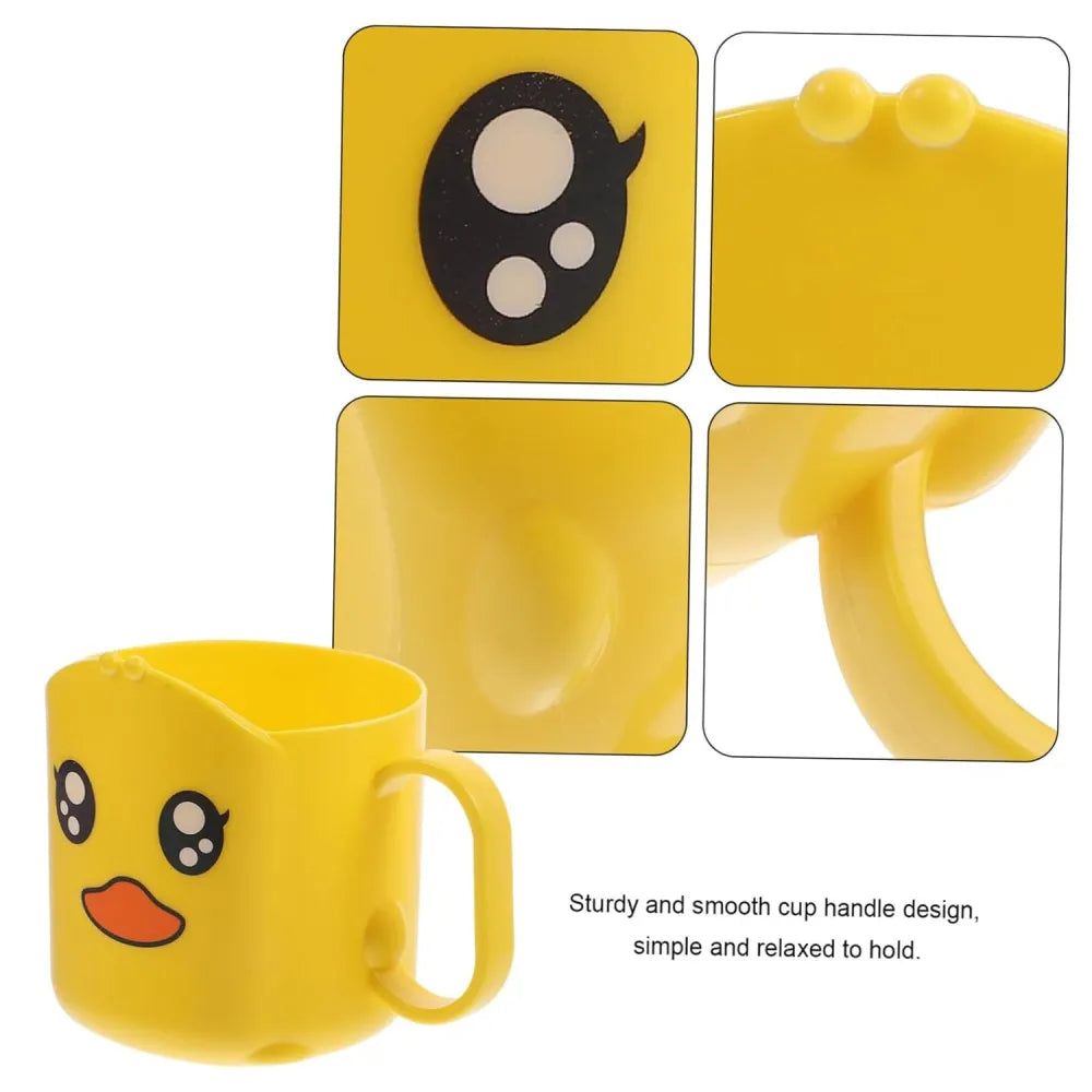 Multipurpose cartoon plastic cup toothbrush cups (1 pc) - home & kitchen