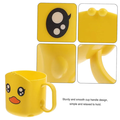 Multipurpose cartoon plastic cup toothbrush cups (1 pc) - home & kitchen