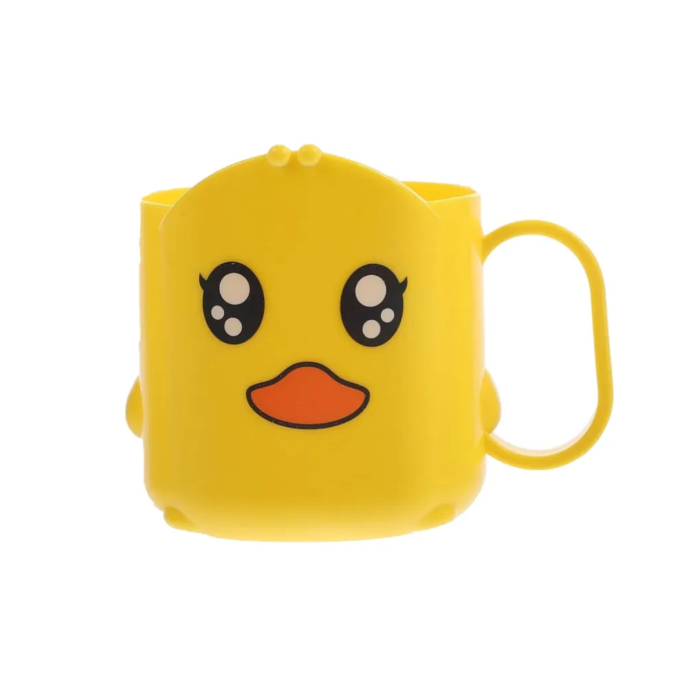 Multipurpose cartoon plastic cup toothbrush cups (1 pc) - home & kitchen