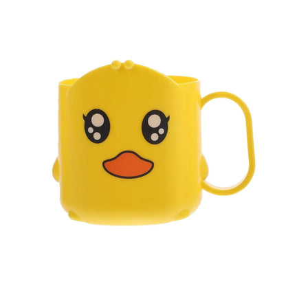 Multipurpose cartoon plastic cup toothbrush cups (1 pc) - home & kitchen