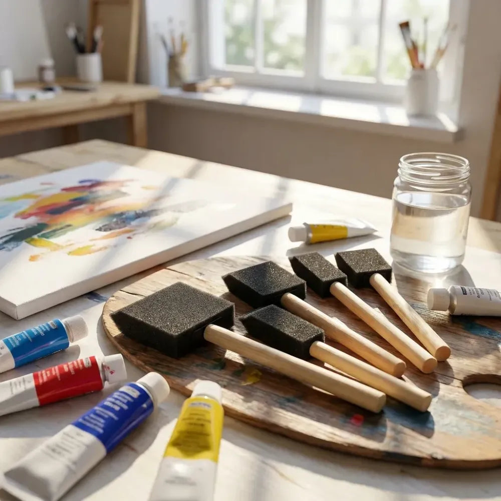 Multipurpose foam paint brushes - home improvement