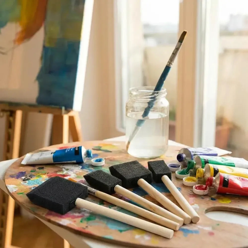 Multipurpose foam paint brushes - home improvement