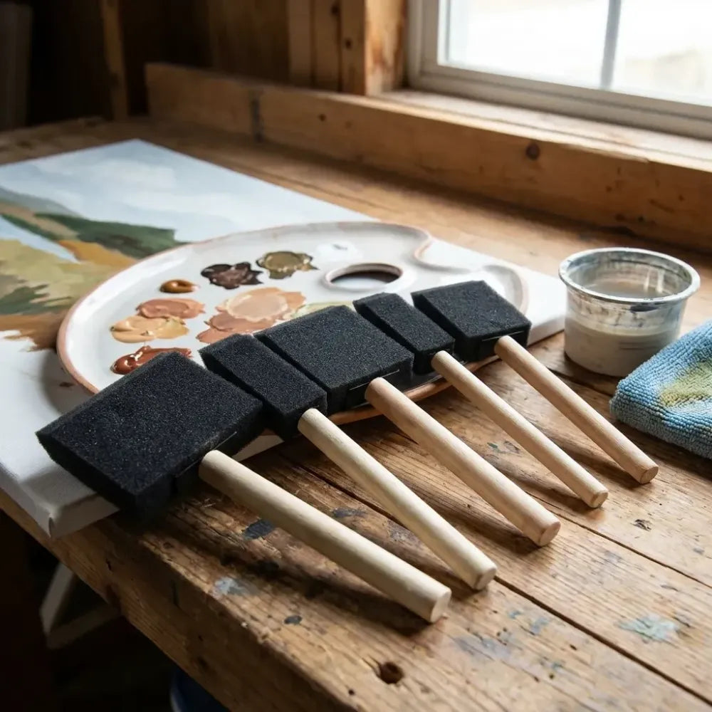 Multipurpose foam paint brushes - home improvement