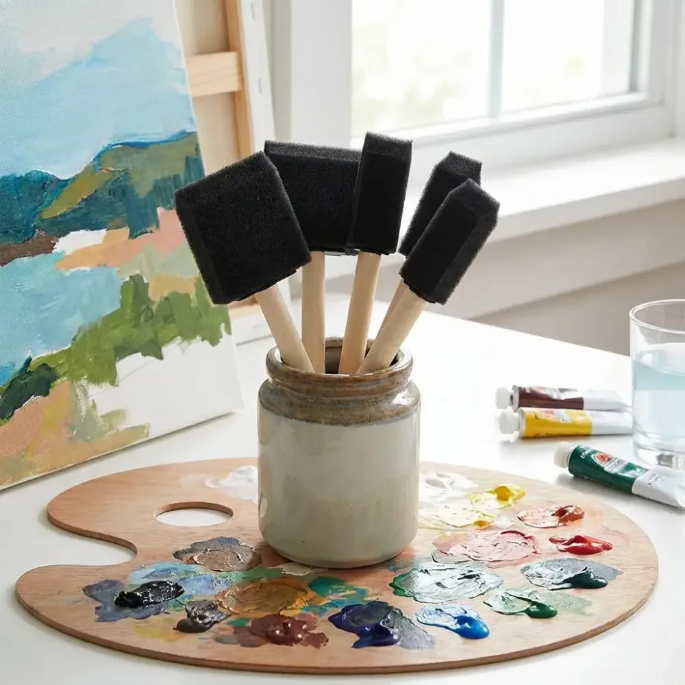 Multipurpose foam paint brushes - home improvement