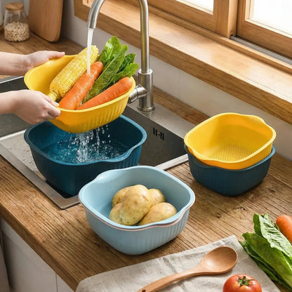 Multipurpose kitchen strainer bowl - home &