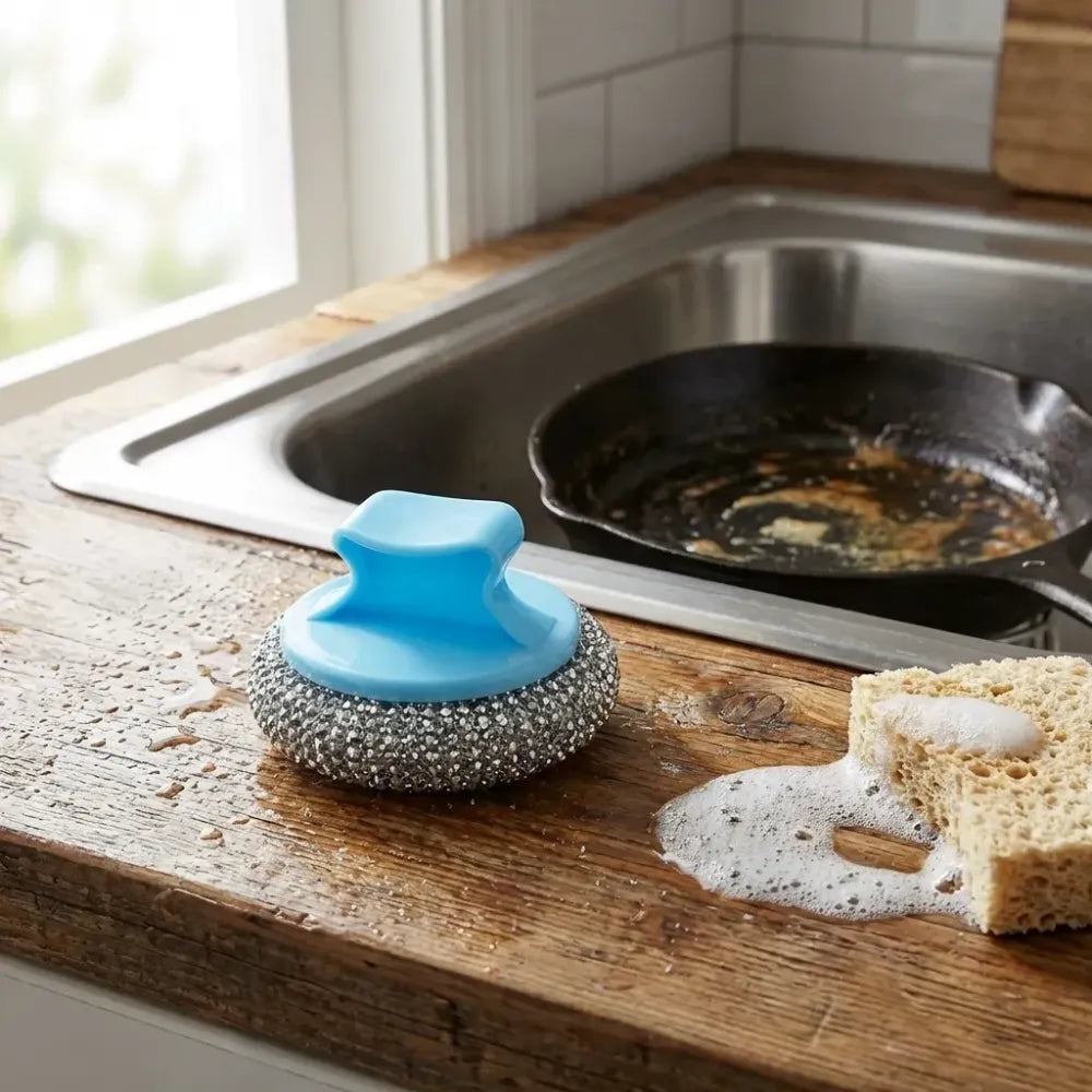 Multipurpose palm dish brush - home & kitchen