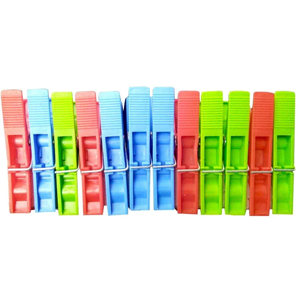 Multipurpose plastic cloth clips