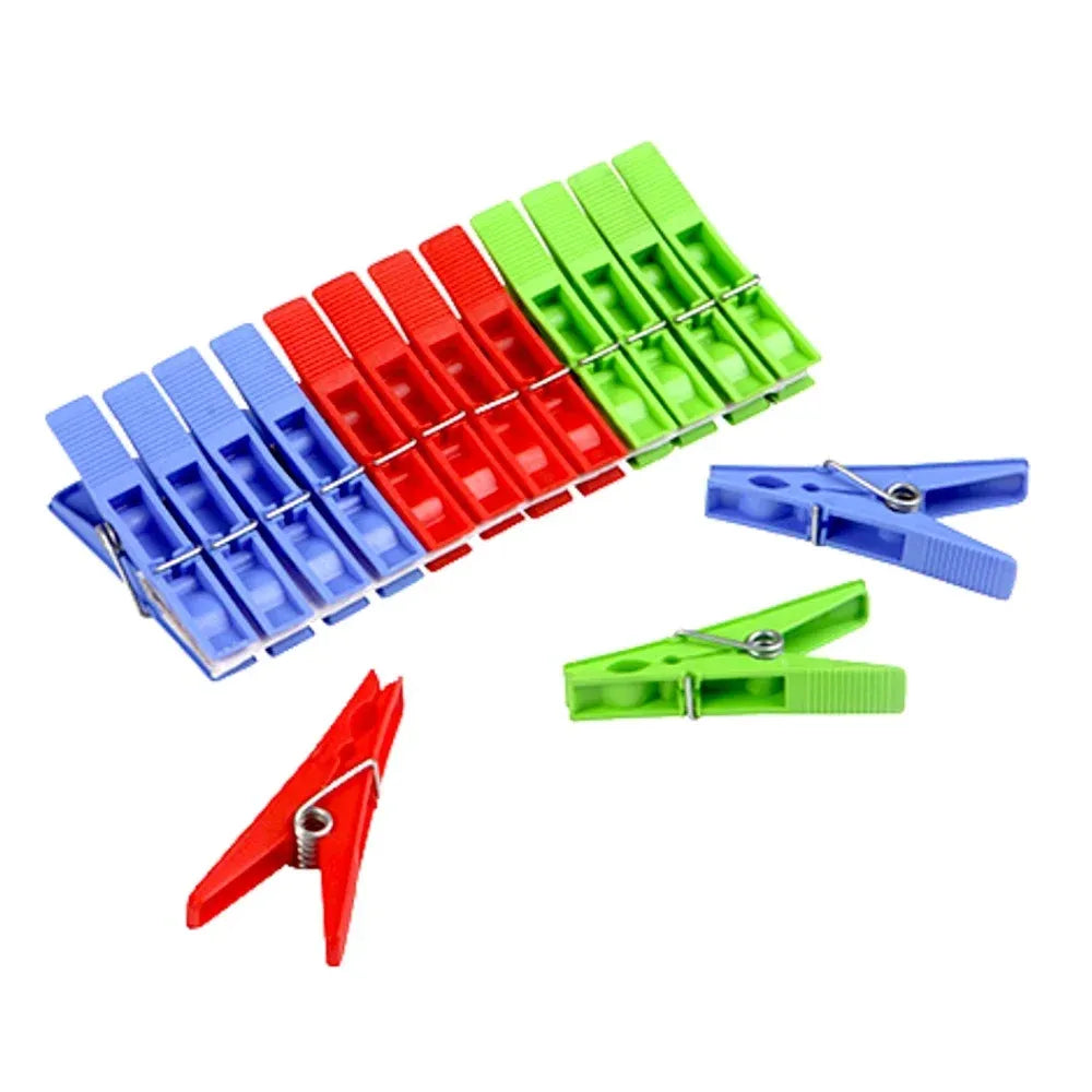 Multipurpose plastic cloth clips