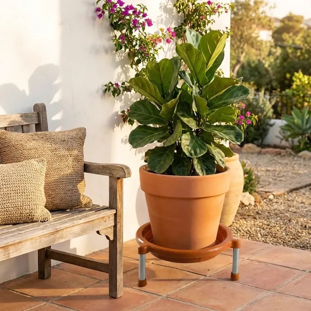 Multipurpose plastic pot stand - home & kitchen