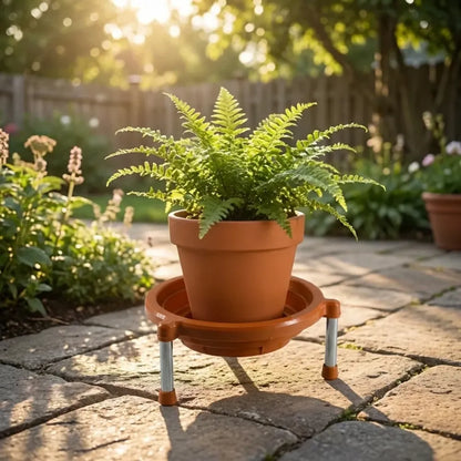 Multipurpose plastic pot stand - home & kitchen