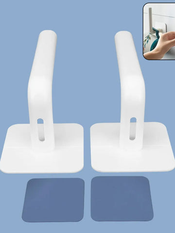 Multipurpose Shelf Organizer Hanging Storage Rack (2 Pc Set With 2 Adhesive Hook)