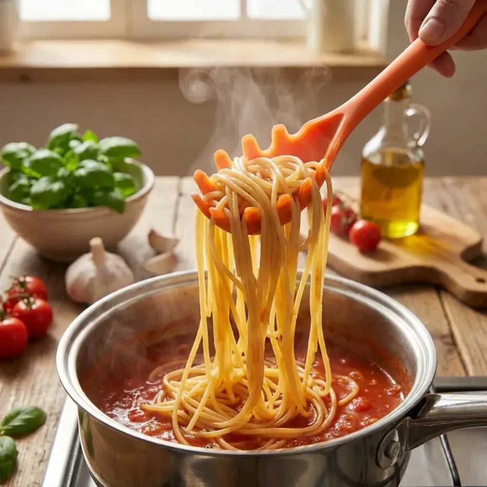 Multipurpose silicone spoon set (6 pc) - home & kitchen