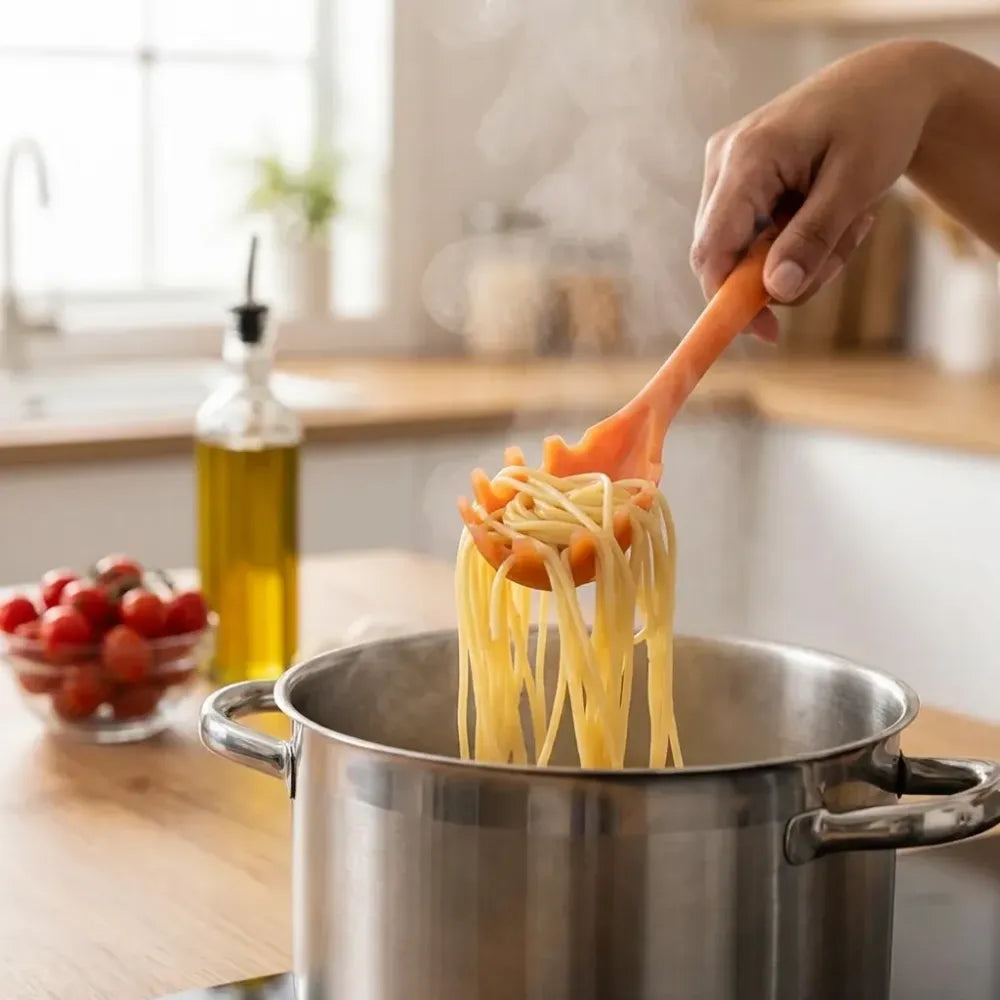 Multipurpose silicone spoon set (6 pc) - home & kitchen