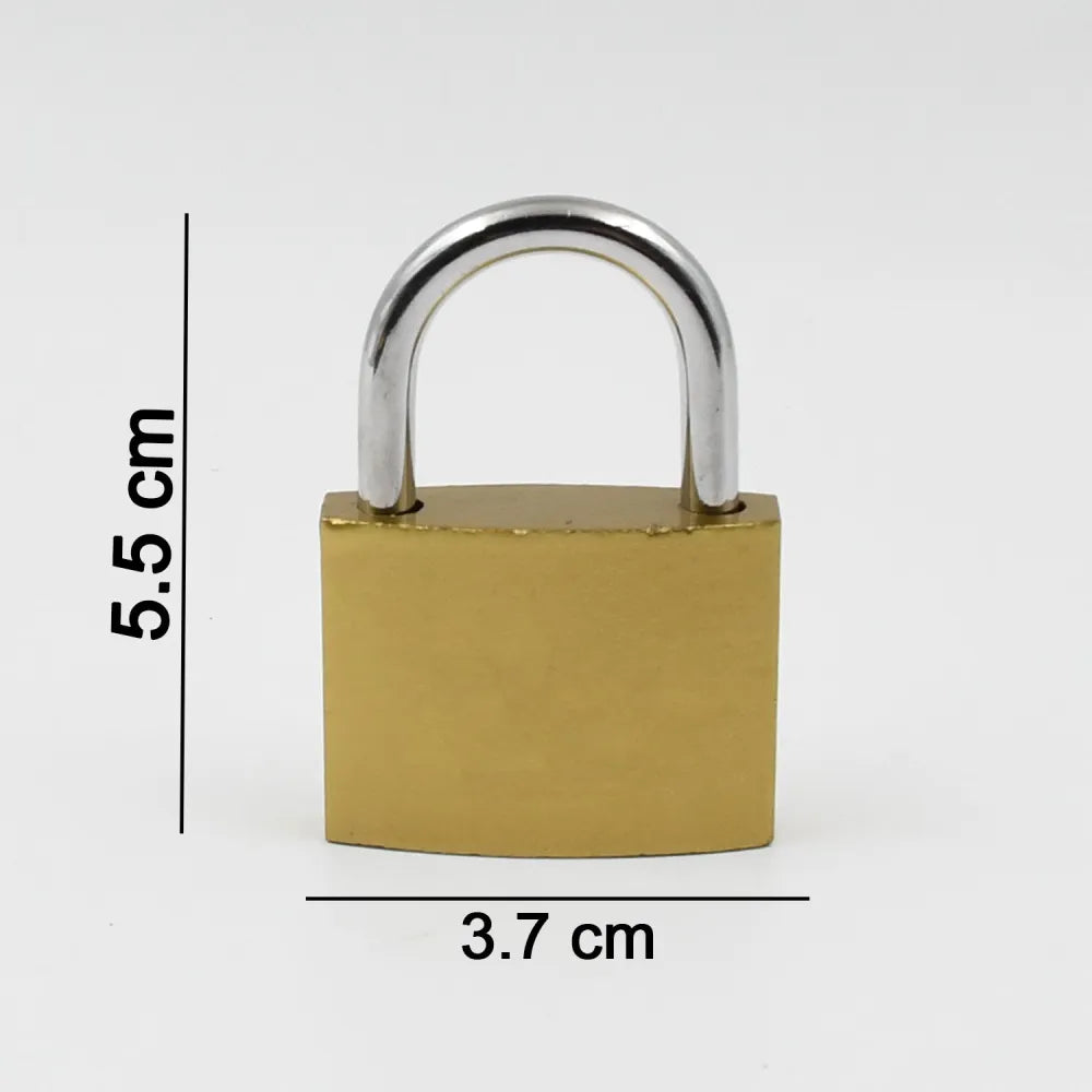Multipurpose solid 3 keys padlock 38 mm (1 pc) - home improvement
