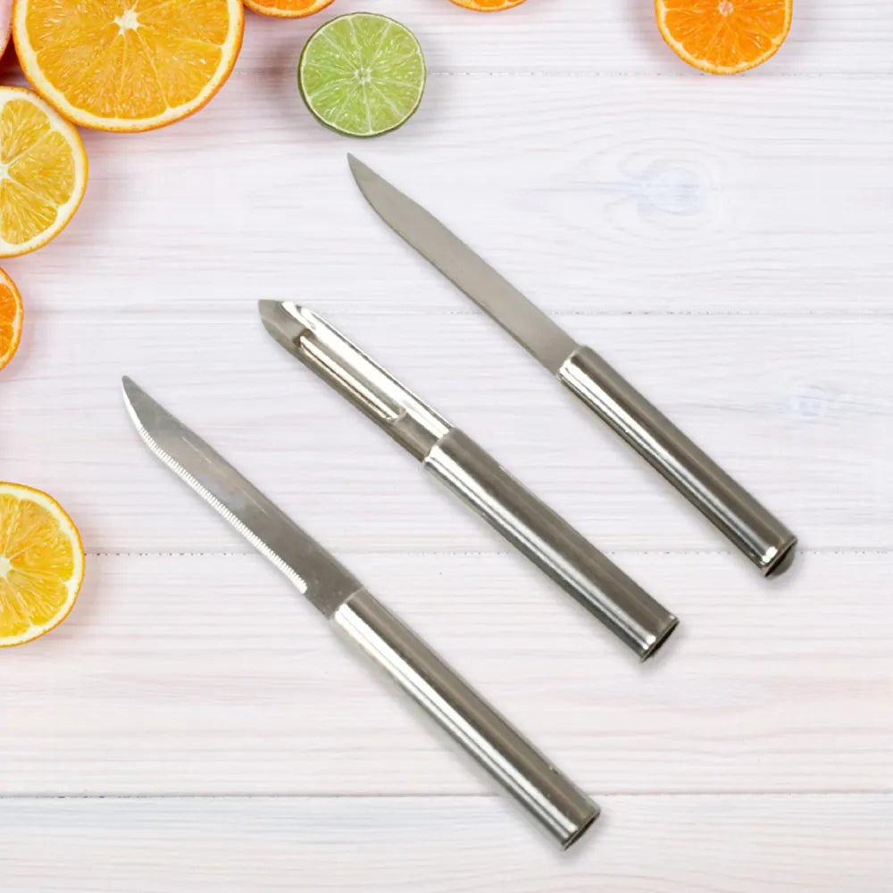 Multipurpose stainless steel knife set - home & kitchen