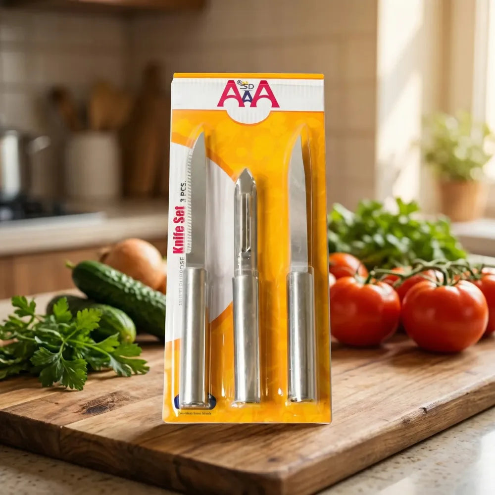 Multipurpose stainless steel knife set - home & kitchen