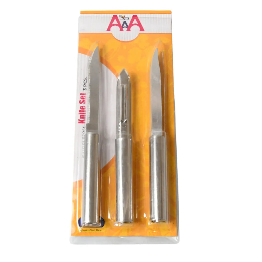 Multipurpose stainless steel knife set - home & kitchen