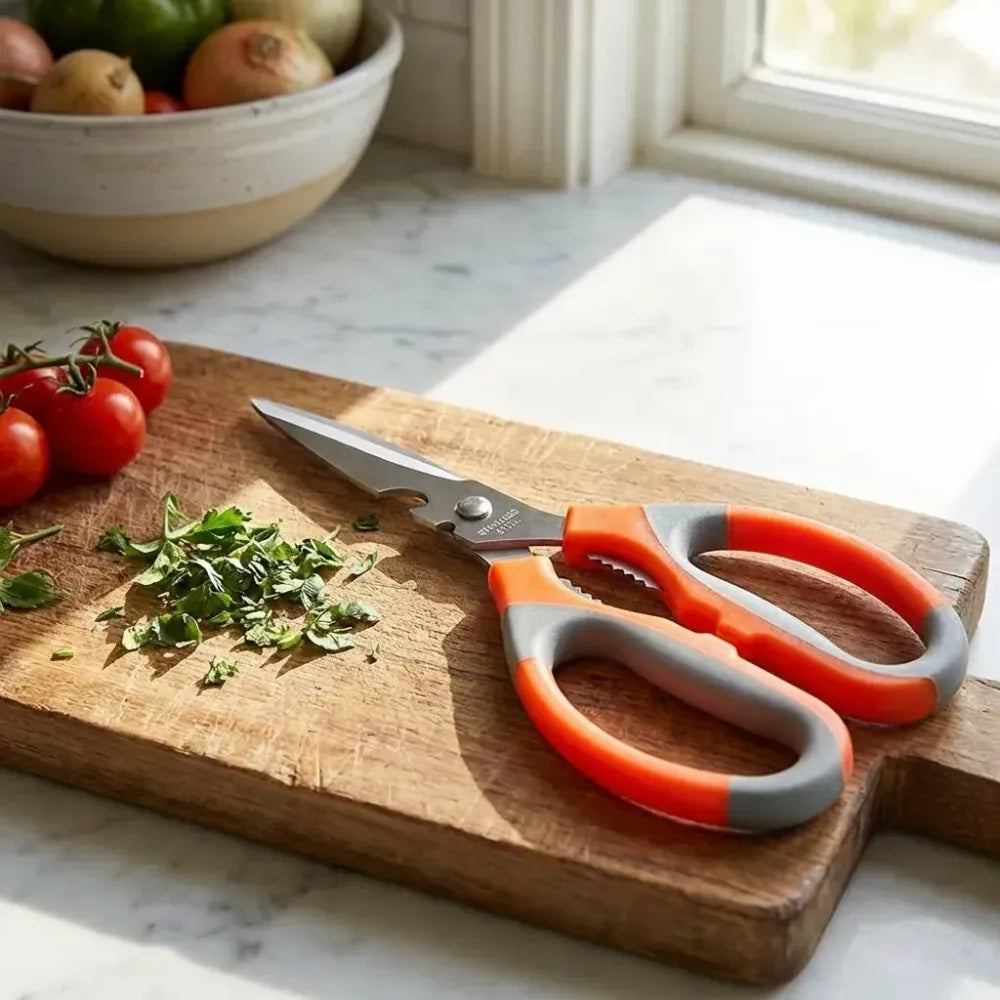 Multipurpose stainless steel scissors - home & kitchen