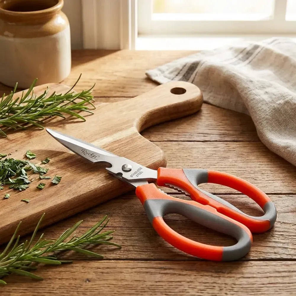 Multipurpose stainless steel scissors - home & kitchen