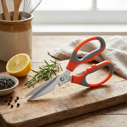 Multipurpose stainless steel scissors - home & kitchen