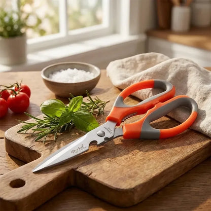 Multipurpose stainless steel scissors - home & kitchen