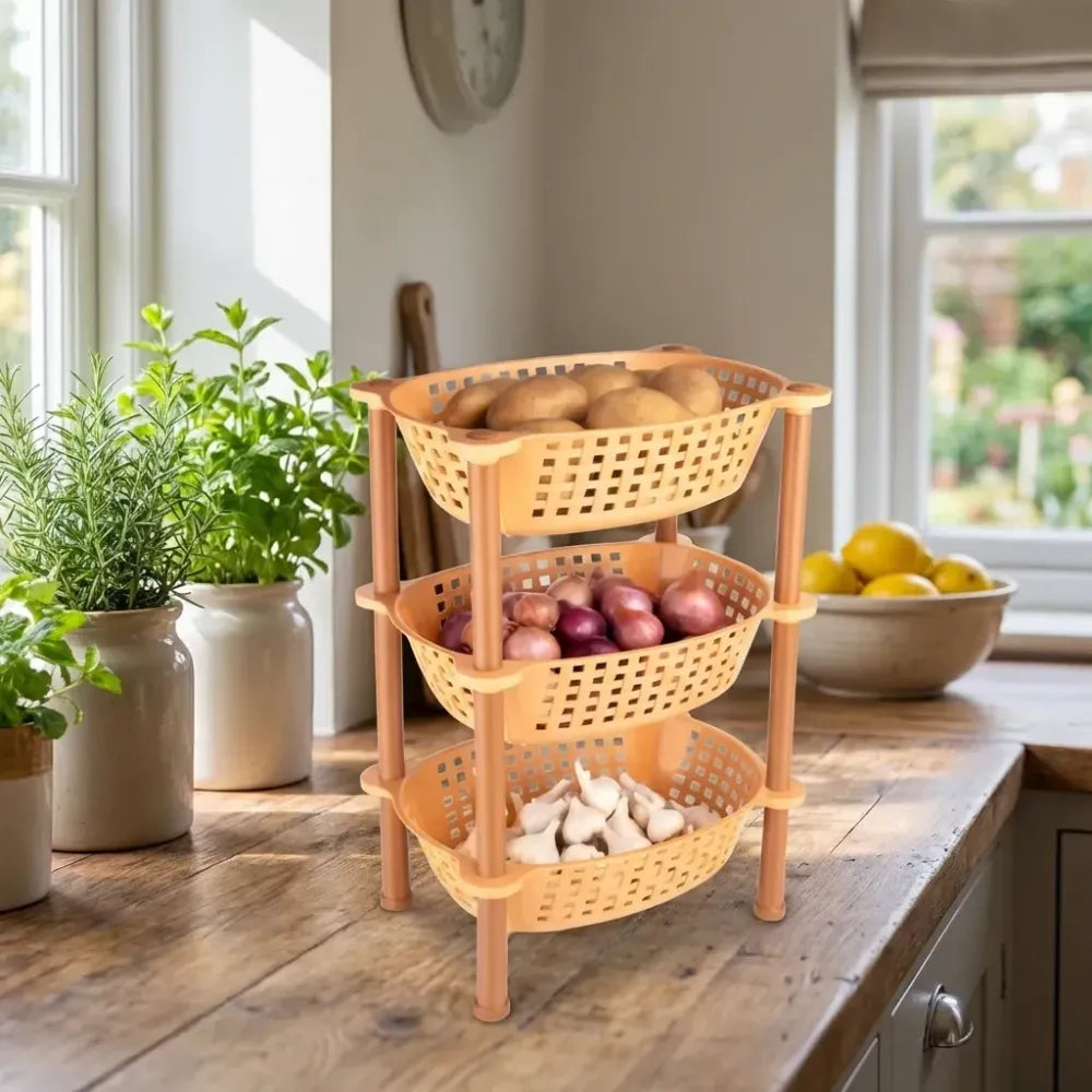 Multipurpose storage basket – 3 pcs - home & kitchen