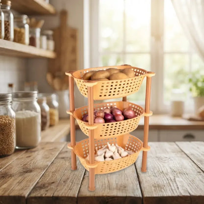 Multipurpose storage basket – 3 pcs - home & kitchen