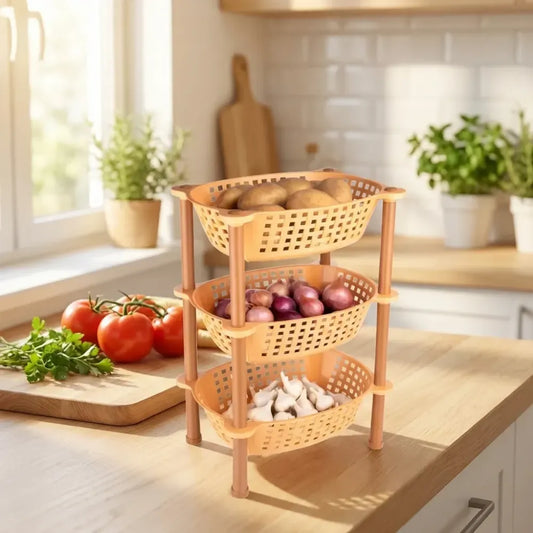 Multipurpose storage basket – 3 pcs - home & kitchen
