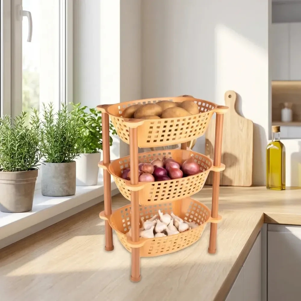 Multipurpose storage basket – 3 pcs - home & kitchen
