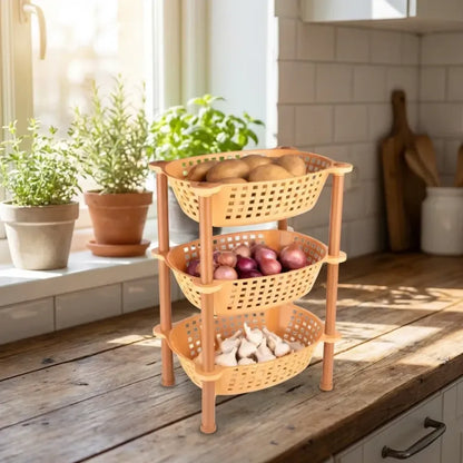 Multipurpose storage basket – 3 pcs - home & kitchen