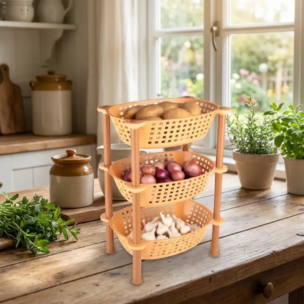 Multipurpose storage basket – 3 pcs - home & kitchen