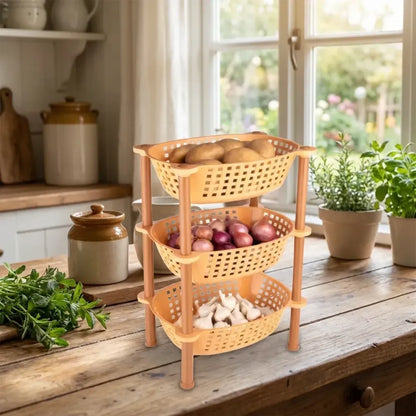 Multipurpose storage basket – 3 pcs - home & kitchen