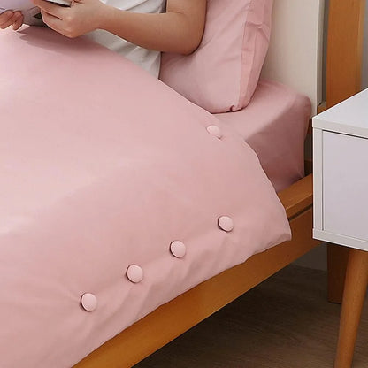 Mushroom shape quilt bedsheet fixing clips (pack fo 6)