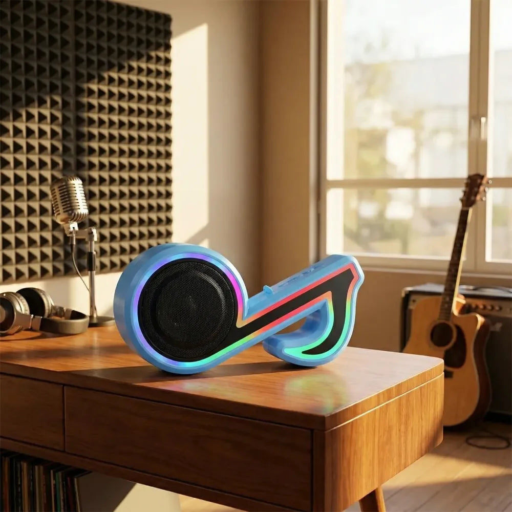 Music note bluetooth speaker - home improvement