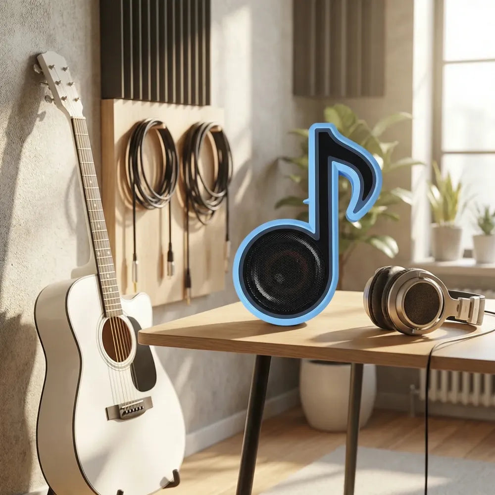 Music note bluetooth speaker - home improvement
