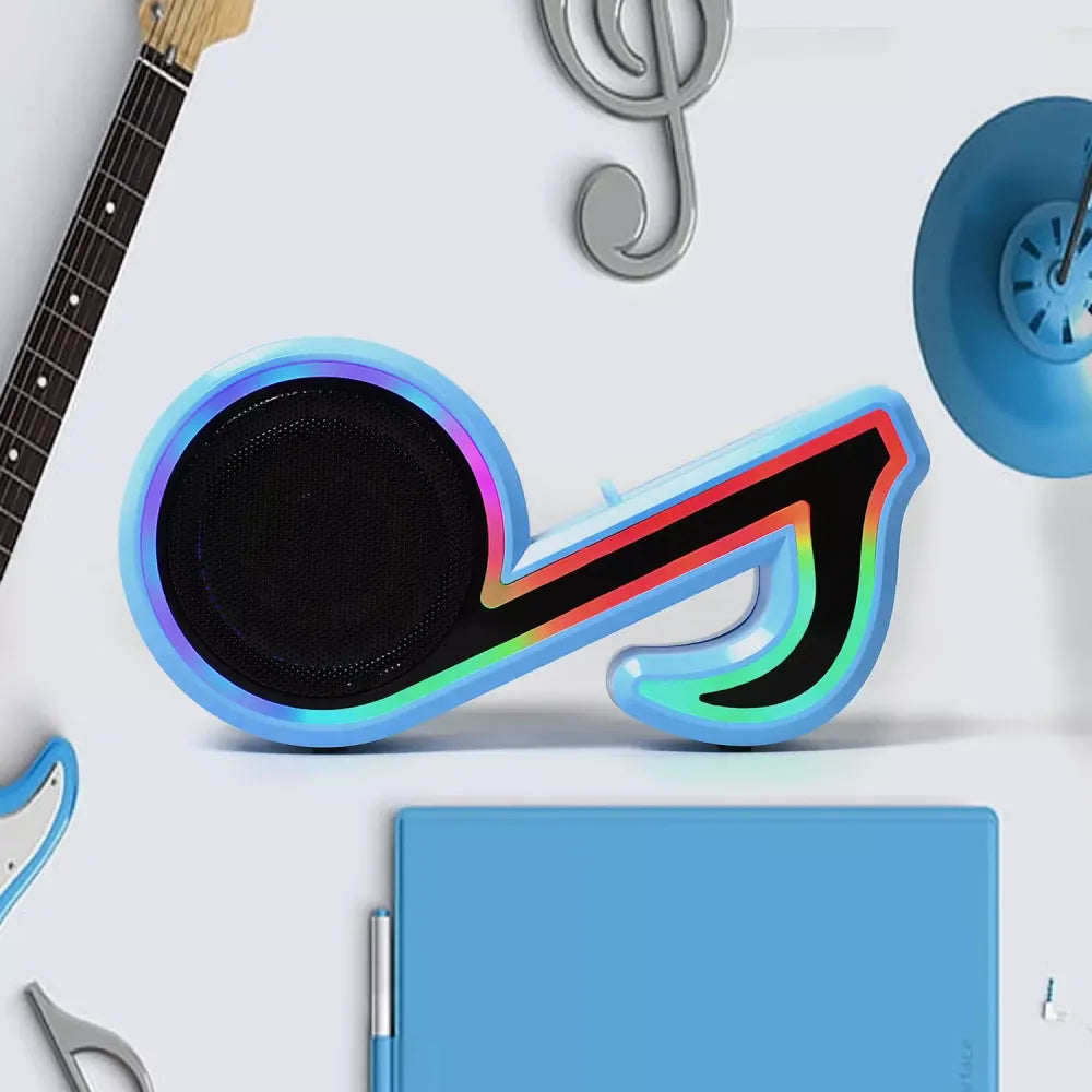 Music note bluetooth speaker - home improvement