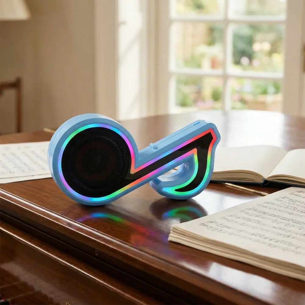 Music note bluetooth speaker - home improvement