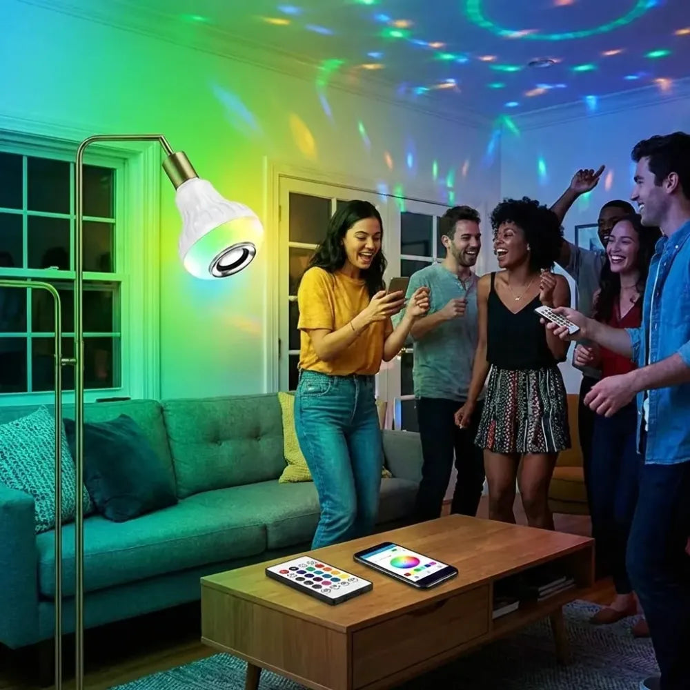 Music-sync bluetooth led bulb - home decor
