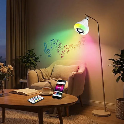 Music-sync bluetooth led bulb - home decor