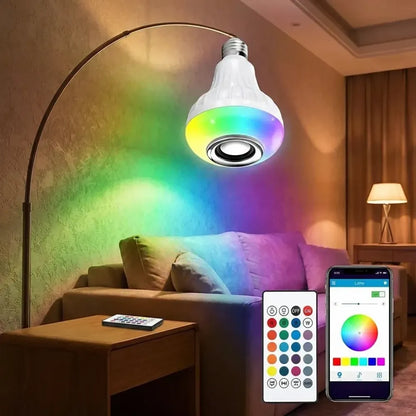 Music-sync bluetooth led bulb - home decor