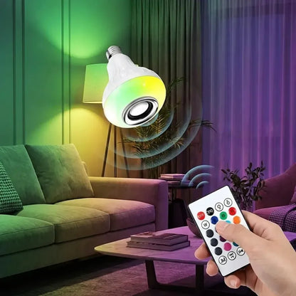 Music-sync bluetooth led bulb - home decor