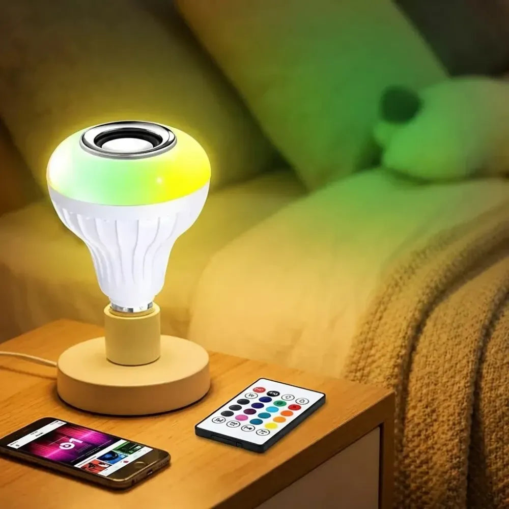 Music-sync bluetooth led bulb - home decor