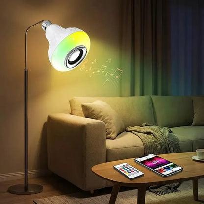 Music-sync bluetooth led bulb - home decor
