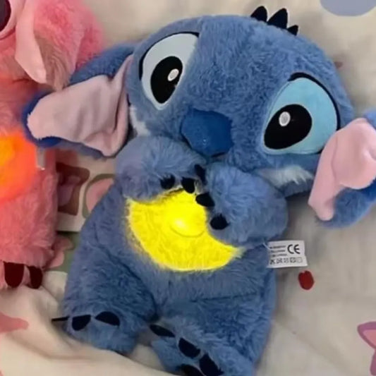 Musical breathing stitch doll