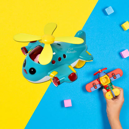 Musical crawling airplane toy - toys