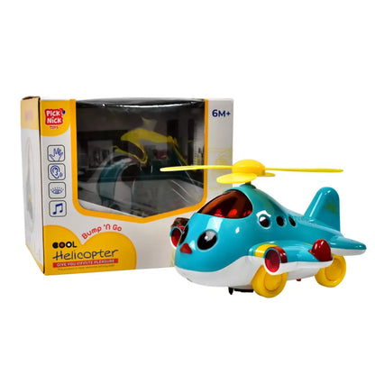 Musical crawling airplane toy - toys